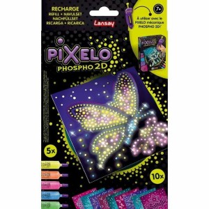 Ensemble d'Écriture Lansay Pixelo Phospho 2D (10 Unités)