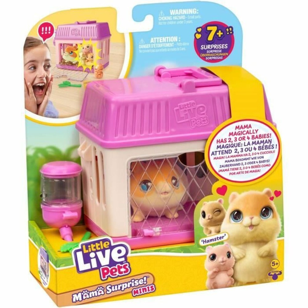Plüschtier Little Live Pets Mama Surprise Hamsters Orange Plüsch Hamster