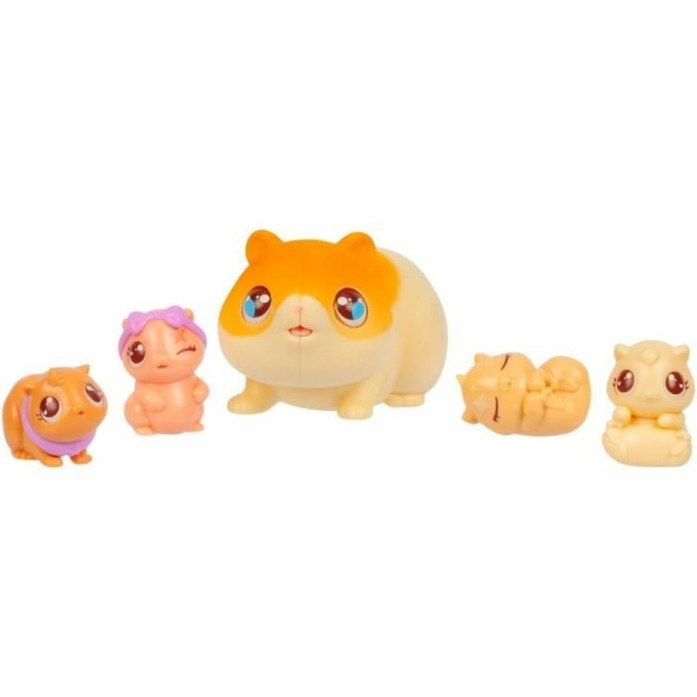 Jouet Peluche Little Live Pets Mama Surprise Hamsters Orange Tissu Peluche Hamster