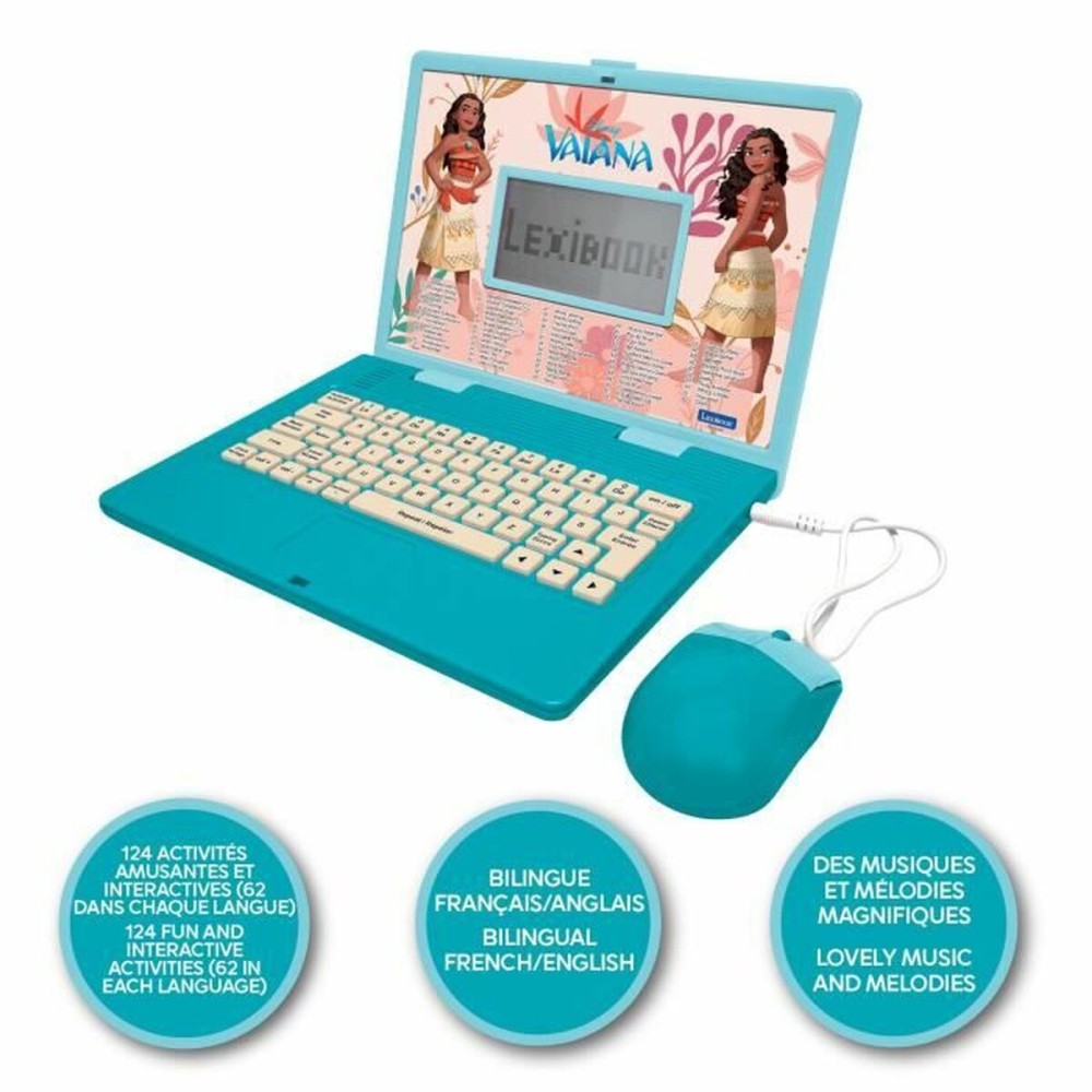 Jouet éducatif Lexibook Vaiana Français Anglais