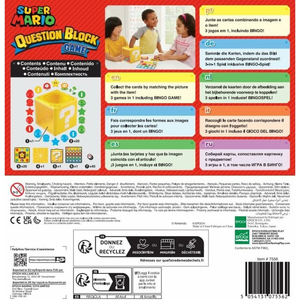 Jeu de société EPOCH D'ENFANCE Super Mario