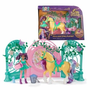 Plüschtier Spin Master Mini Muñeca Ava y Leaf Color Reveal Unicorn Academy Bunt Kunststoff Einhorn