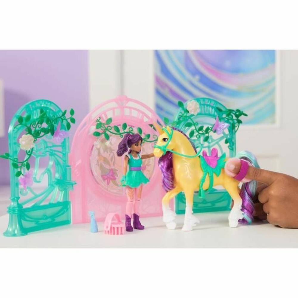 Fluffy toy Spin Master Mini Muñeca Ava y Leaf Color Reveal Unicorn Academy Multicolour Plastic Unicorn
