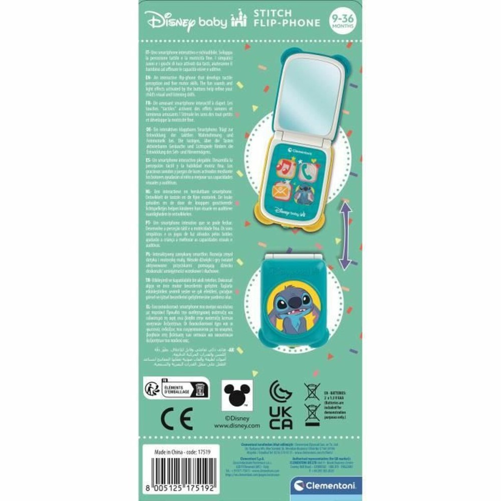 Jouet interactif pour bébé Clementoni Stitch