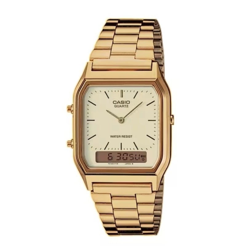 Unisex-Uhr Casio COLLECTION ANA-DIGIT Gold