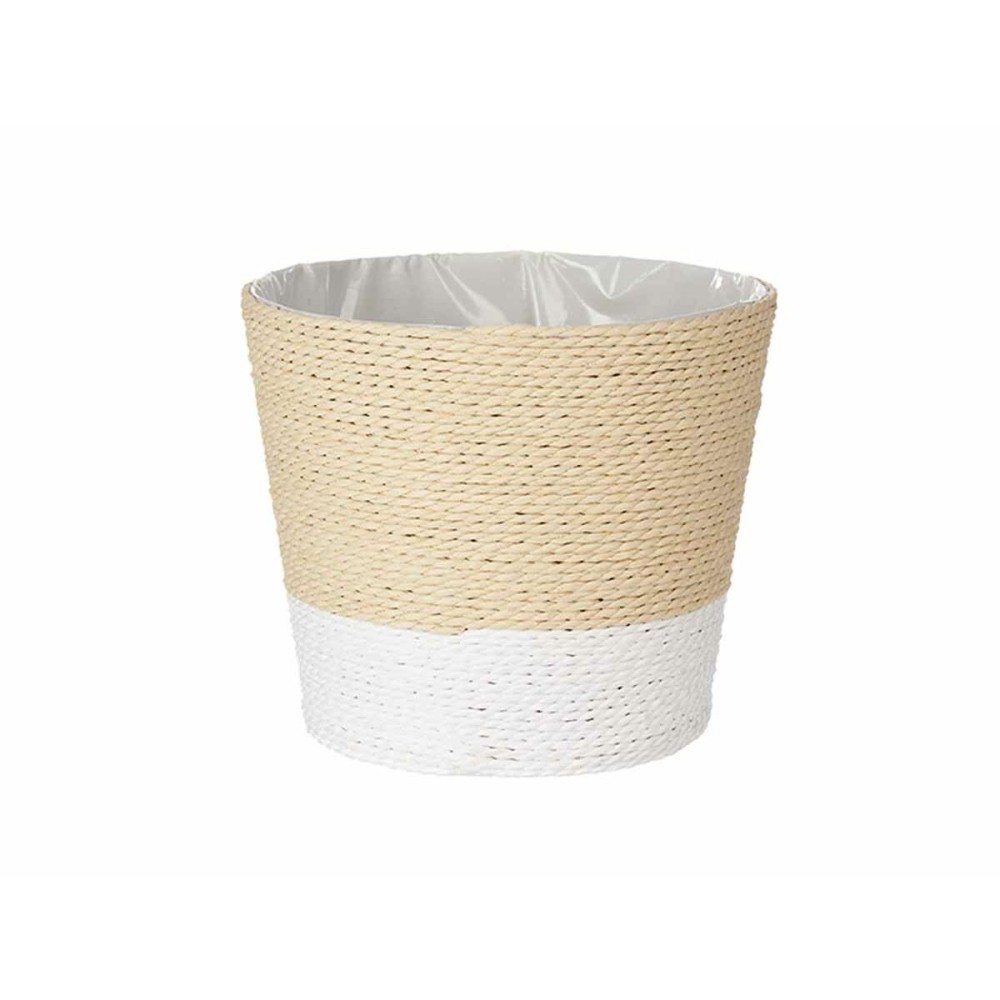 Blumentopf Ibergarden 86434 Weiß Schnur Kunststoff 19,5 x 17,5 x 19,5 cm 19,5 x 16,5 x 19,5 cm (24 Stück)