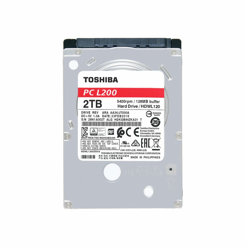 Disque dur Toshiba HDKGB91ZKA01T 2,5" 2 TB