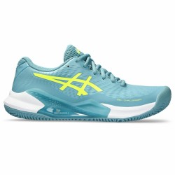 Chaussures de Tennis pour Femmes Asics Gel-Challenger 14 Clay  Bleu clair