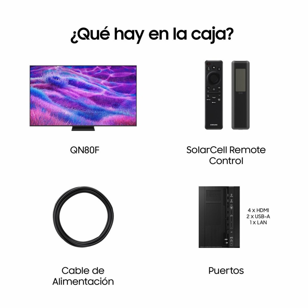 Smart TV Samsung TQ85QN80FAUXXC 85" (85") 4K Ultra HD (4K Ultra HD) HDR Neo QLED (HDR) (Neo QLED)
