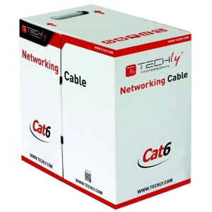 FTP starres Netzwerkkabel der Kategorie 6 Techly 022595 Grau 305 m