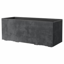 Blumentopf Deroma Anthrazit 99 cm Kunststoff rechteckig Moderne