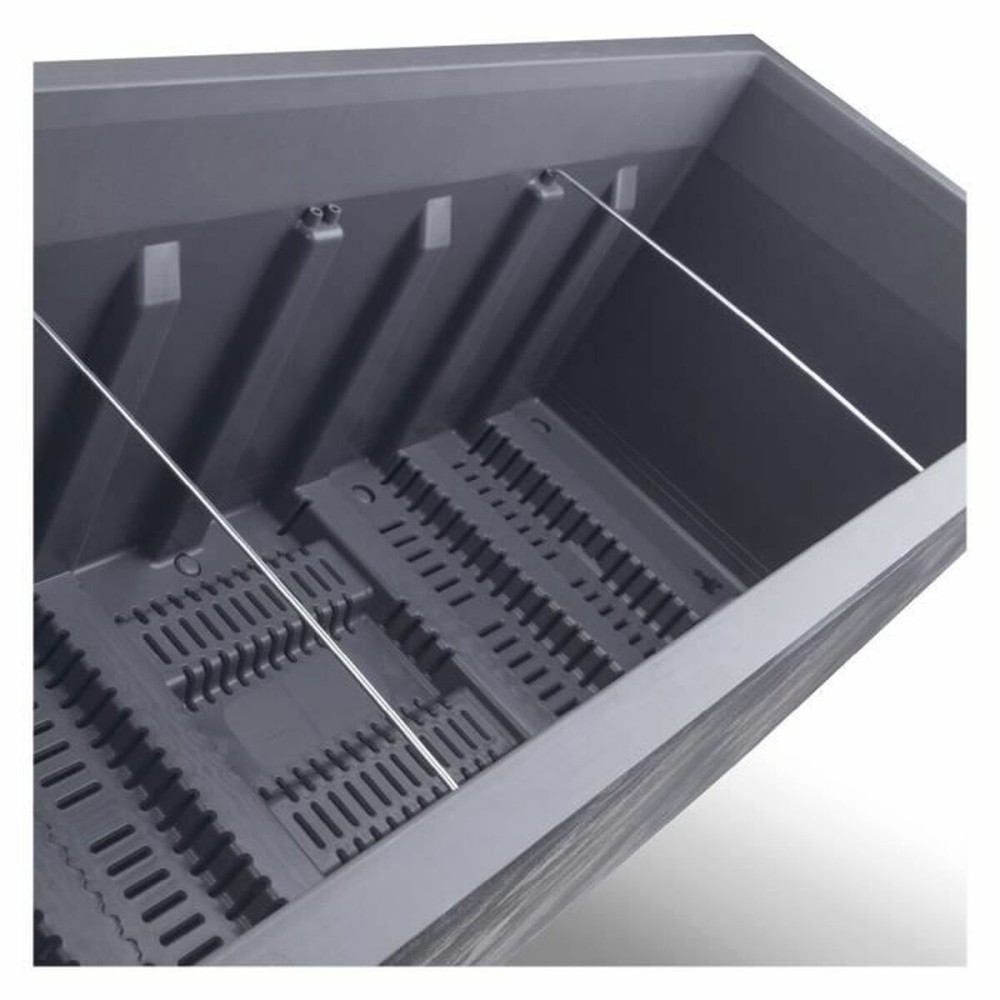 Pot Deroma Anthracite 99 cm Plastique Rectangulaire Moderne