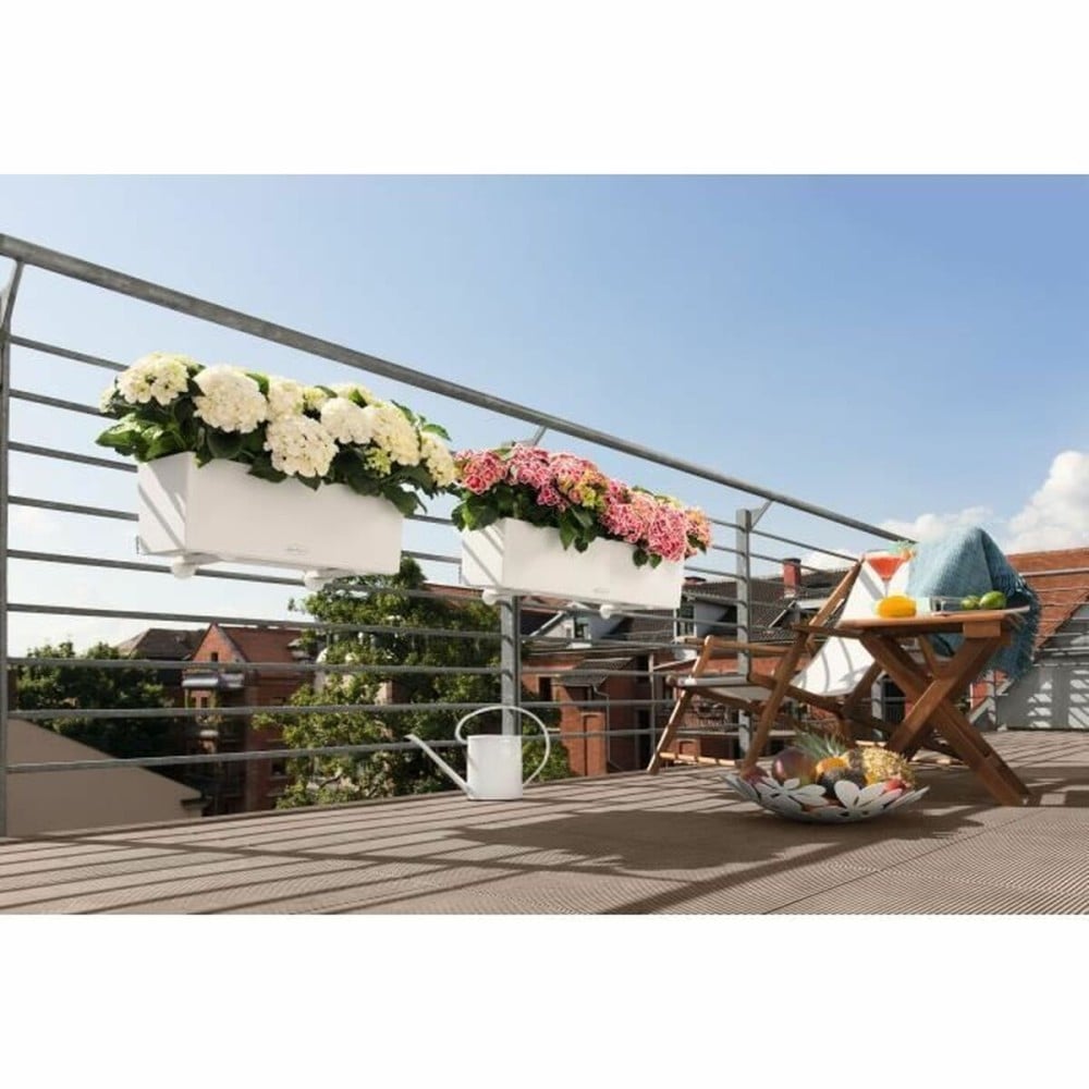 Blumentopf Lechuza Weiß Polypropylen rechteckig