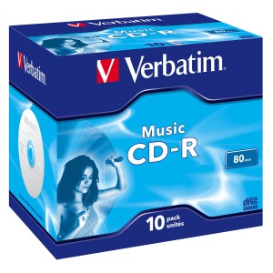 CD-R Verbatim Music CD-R 700 MB Noir