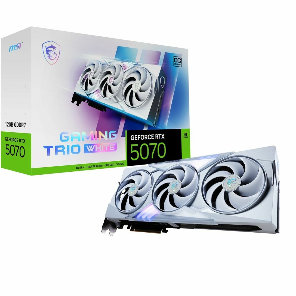 Grafikkarte MSI RTX 5070 12G GAMING TRIO OC WHI nvidia geforce rtx 5070 12 GB GDDR6X GDDR7