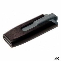 Pendrive Verbatim V3 Store 'n' Go Schwarz 64 GB (10 Stück)