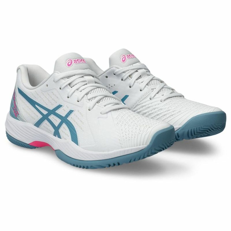 Chaussures de Padel pour Adultes Asics Solution Swift Ff Femme Blanc