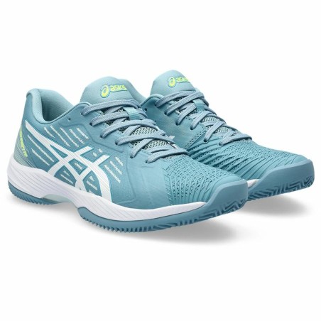 Chaussures de Tennis pour Femmes Asics Solution Swift Ff Clay Bleu clair