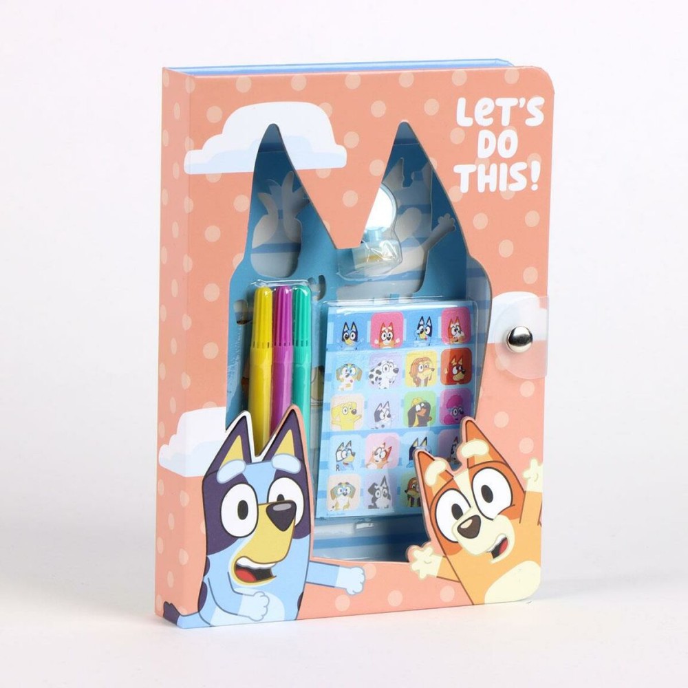 Ensemble de Papeterie Bluey 8 Pièces