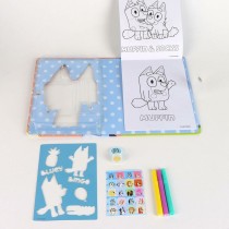 Ensemble de Papeterie Bluey 8 Pièces