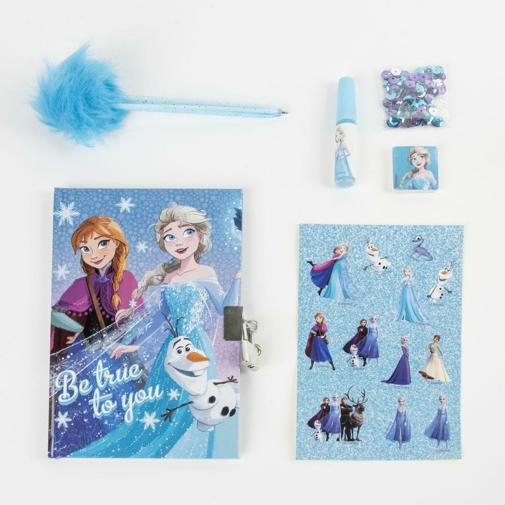 Tagebuch mit Zubehör Frozen