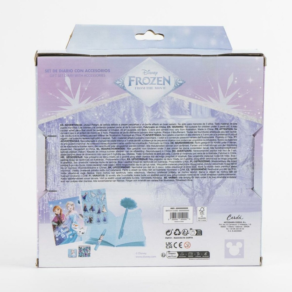 Tagebuch mit Zubehör Frozen