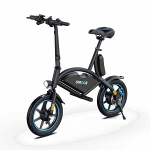 Electric Bike Gyroor Black 350 W 7,8 ah 14"
