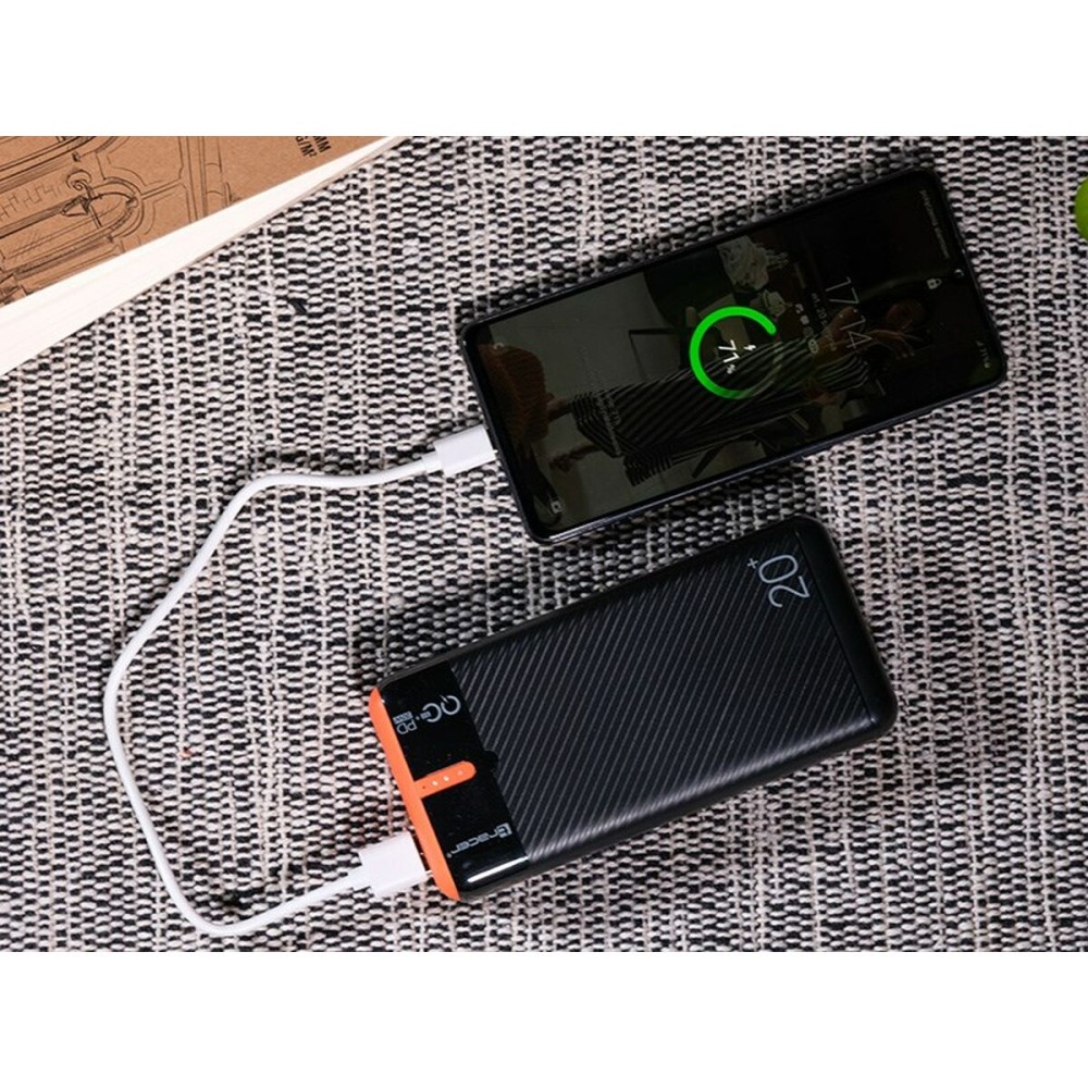 Powerbank Tracer TRABAT47516 Noir Orange 20000 mAh 74 WH