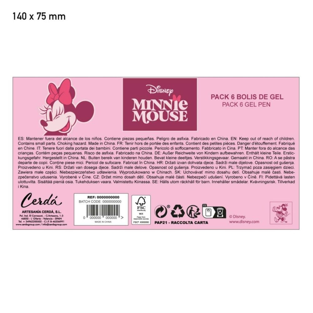 Trousse d'écolier Minnie Mouse Rose
