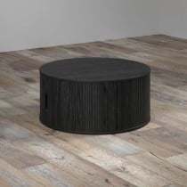 Centre Table Trendteam Black 80 x 80 x 36 cm