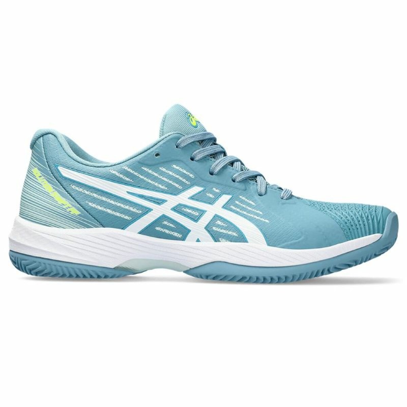 Chaussures de Tennis pour Femmes Asics Solution Swift Ff Clay Bleu clair