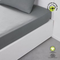 Fitted bottom sheet TODAY Grey 160 x 200 cm