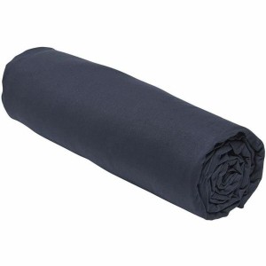 Fitted bottom sheet TODAY Navy Blue 160 x 200 cm