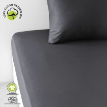 Fitted bottom sheet TODAY Black 160 x 200 cm