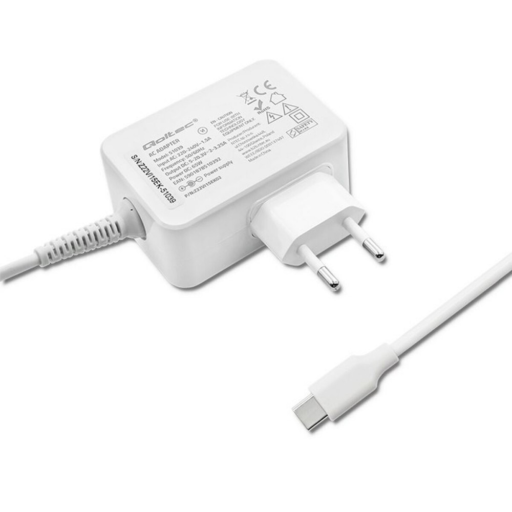 Netzadapter Qoltec 51039 65 W