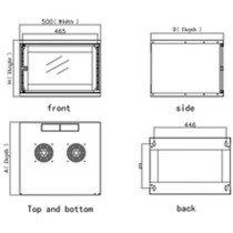 Wandschaltschrank Techly I-CASE EL-1006B32