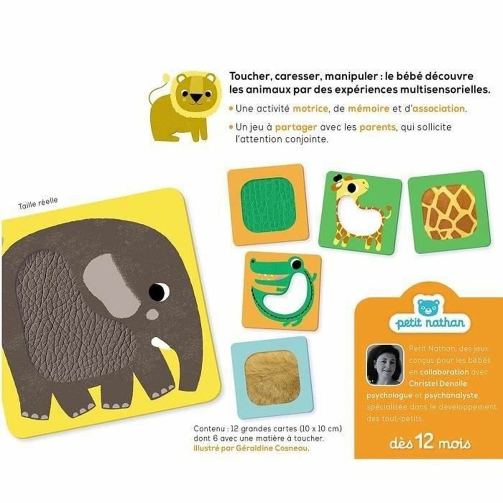 Jeu de société Nathan Animals to Touch (FR)