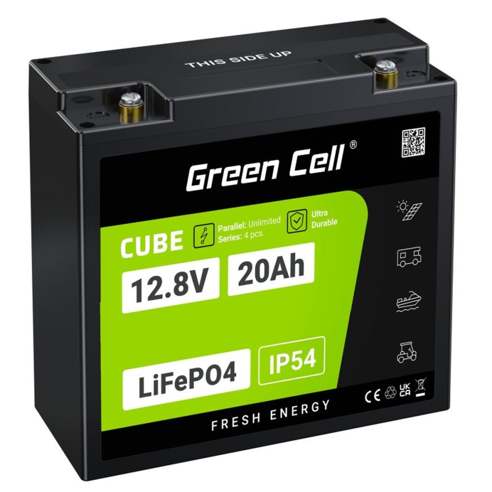 Battery for Uninterruptible Power Supply System UPS Green Cell LFPGC12V20AH 256 Wh 20 Ah