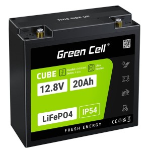 Battery for Uninterruptible Power Supply System UPS Green Cell LFPGC12V20AH 256 Wh 20 Ah
