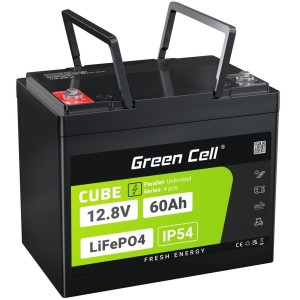 Batterie für Unterbrechungsfreies Stromversorgungssystem USV Green Cell LFPGC12V60AH 60 Ah 768 Wh