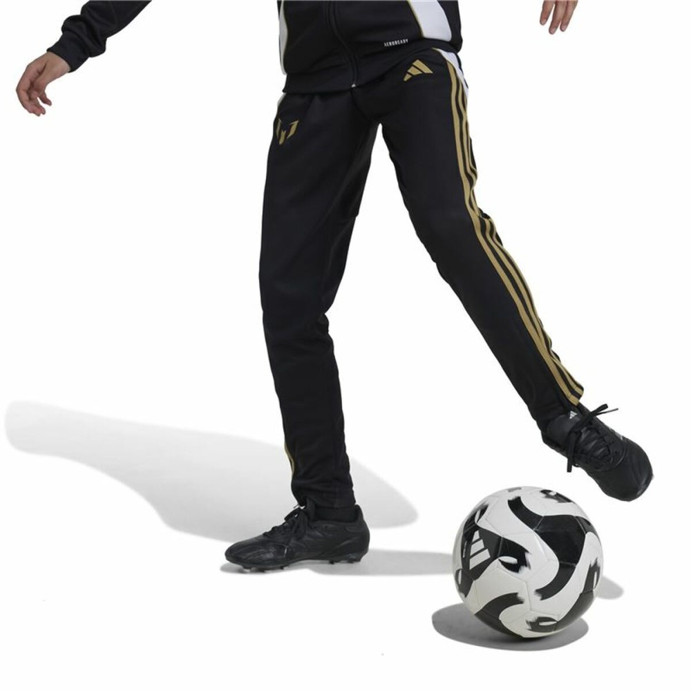 Pantalon de sport long Adidas Messi Infantil Noir