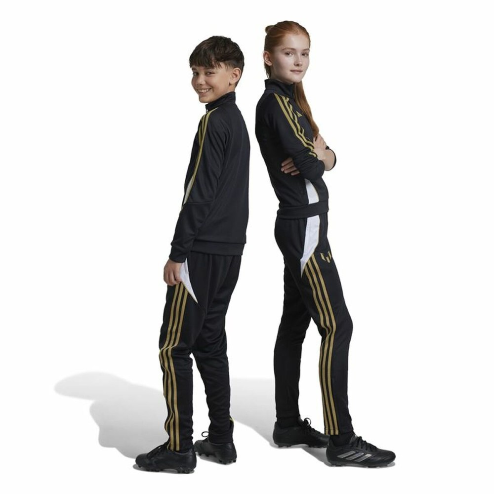 Pantalon de sport long Adidas Messi Infantil Noir
