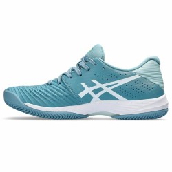 Chaussures de Tennis pour Femmes Asics Solution Swift Ff Clay Bleu clair