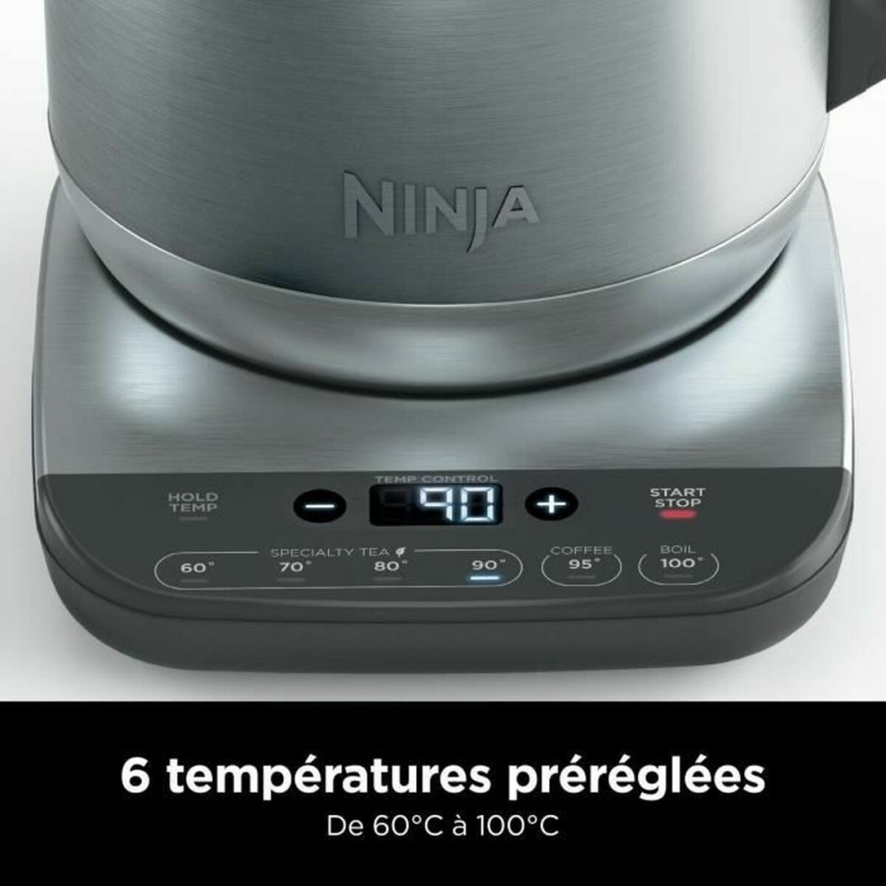 Bouilloire NINJA KT201EU Noir Gris plástico,acero inoxidable 3000 W 1,7 L