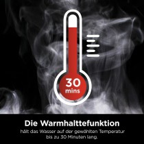 Wasserkocher NINJA KT201EU Schwarz Grau plástico,acero inoxidable 3000 W 1,7 L