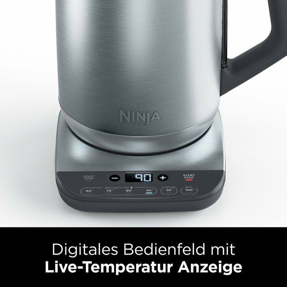 Bouilloire NINJA KT201EU Noir Gris plástico,acero inoxidable 3000 W 1,7 L