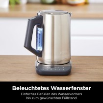 Wasserkocher NINJA KT201EU Schwarz Grau plástico,acero inoxidable 3000 W 1,7 L