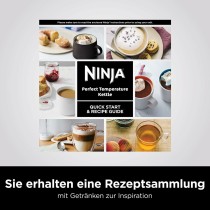 Wasserkocher NINJA KT201EU Schwarz Grau plástico,acero inoxidable 3000 W 1,7 L