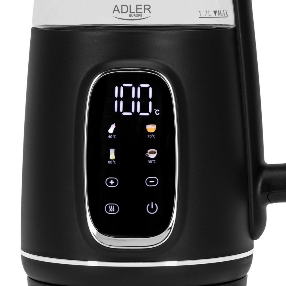 Kettle Adler AD 1305bs Black Silver 2200 W 1,7 L