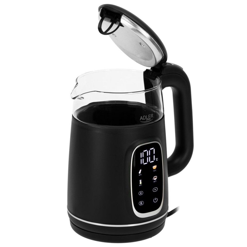 Kettle Adler AD 1305bs Black Silver 2200 W 1,7 L